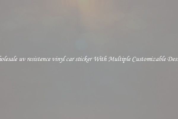 Wholesale uv resistence vinyl car sticker With Multiple Customizable Designs