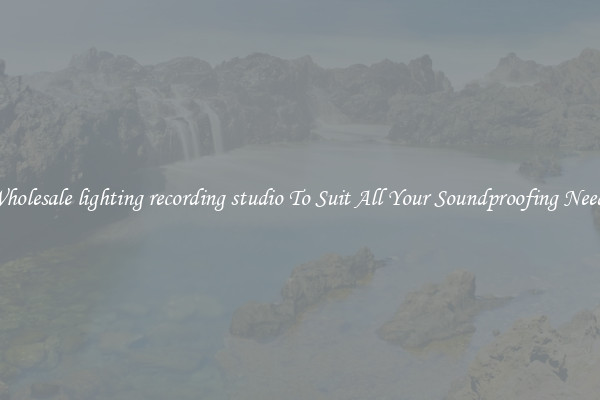 Wholesale lighting recording studio To Suit All Your Soundproofing Needs