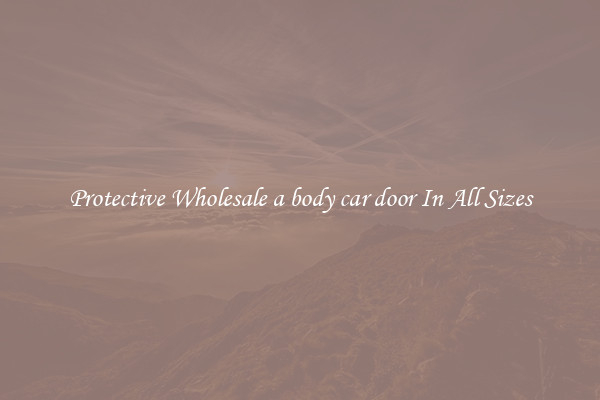 Protective Wholesale a body car door In All Sizes